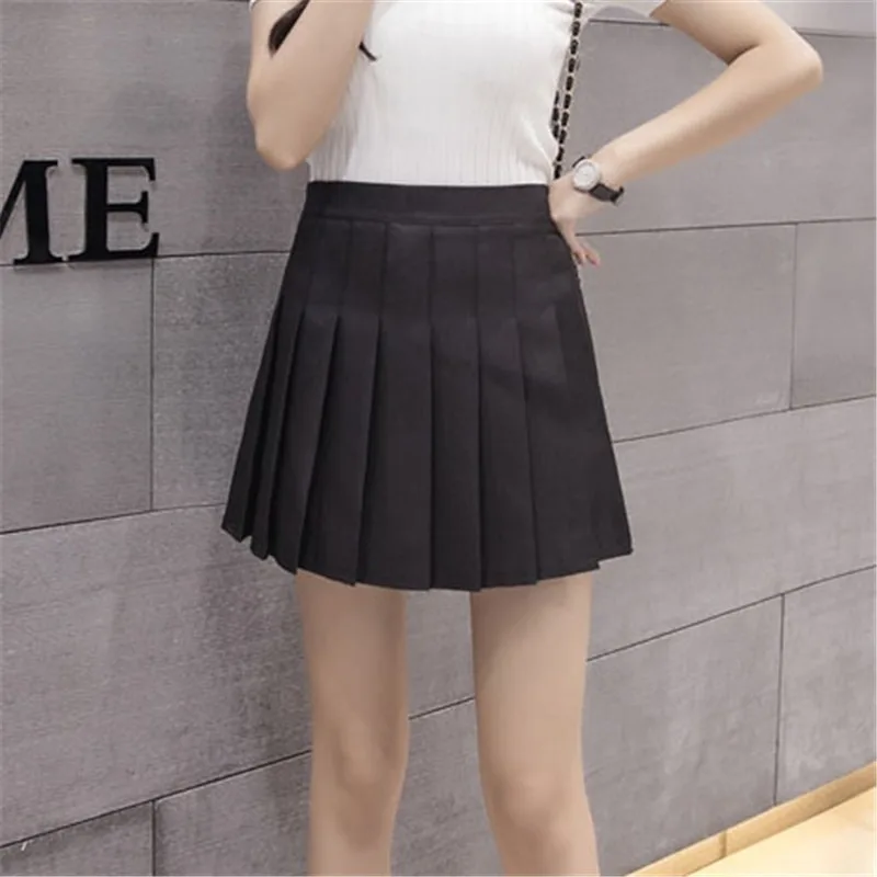 

Summer Women Plaid Print Skirt Harajuku New Cute Sweet Girls Dance Mini Skirt 2021 Casual High Waist Student Chic Pleated Skirt