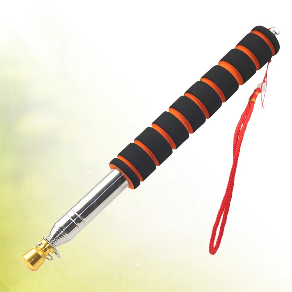 

Telescopic Teachers Pointer Extendable Flagpole Portable White Board Rod Outdoor Guide Telescoping Tour Groups Stainless Steel