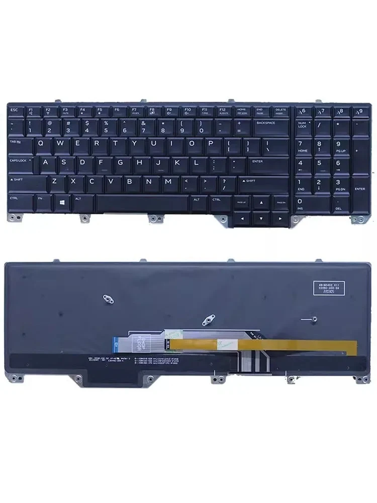 Для Dell Alienware 17 R4 R5 для DELL 17R4 0CF2YW CF2YW американская английская RGB-клавиатура с