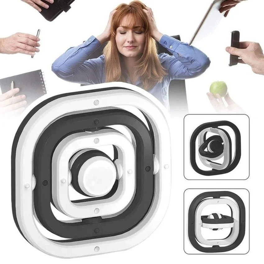 

New Anti-Stress 3D Flip Finger Spinner Sensory Fidget Toys Fingertip Gyro Relief Stress Kid Child Adult Toys Gift Free Shipping