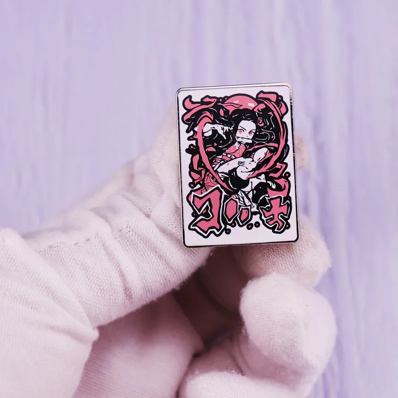 Милые значки из аниме вещей эмалированная заколка ювелирные броши на одежду