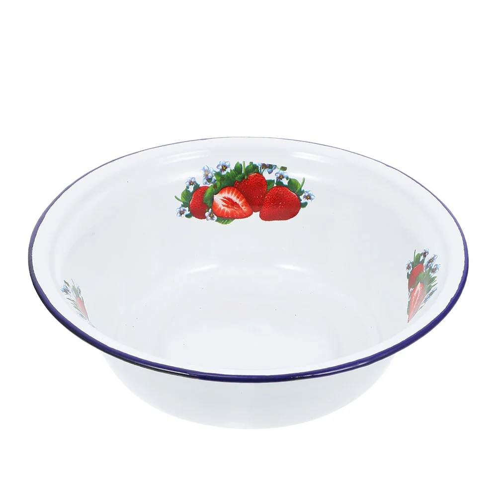 

Ceramic Dish Korean Stone Bowl Enamel Tray Cooking Table Bowls for Kitchen Metal Wash Tub Basin