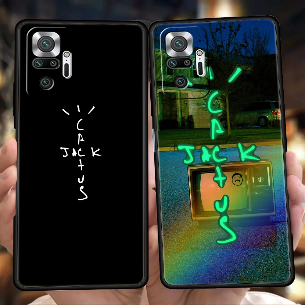 

Cactus Jack Luxury Case For Redmi K50 Note 10 11 11T Pro 9 9s 8 8T 7 K40 Gaming 9A 9C 8A Pro Plus 5G Silicone Shell Fundas Coque