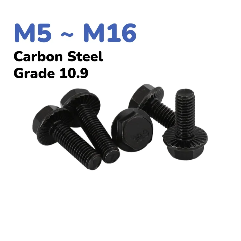 

Болты с шестигранным фланцем M5 M6 M8 M10 M12 M16 класс 10.9