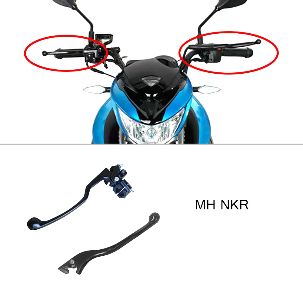 

Новый подходит для MH NKR мотоцикла оригинальные аксессуары Левая Правая ручка тормозной рычаг для MH NKR125 NKR 125