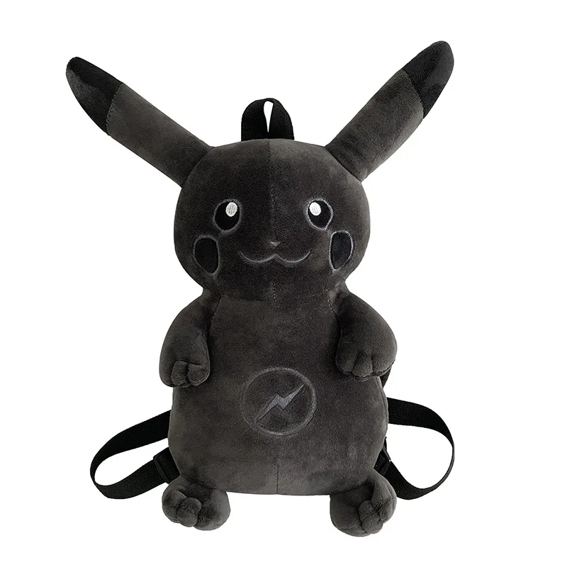

42cm Cute Cartoon Animal Monsters Lightning Dark PikaghNing Plush Toy Children Women Backpack Shoulder Bags Good Quality