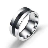 toocnipa titanium stainless steel trendy jewelry ring simple design hoop anniversary rings for women men anillos mujer