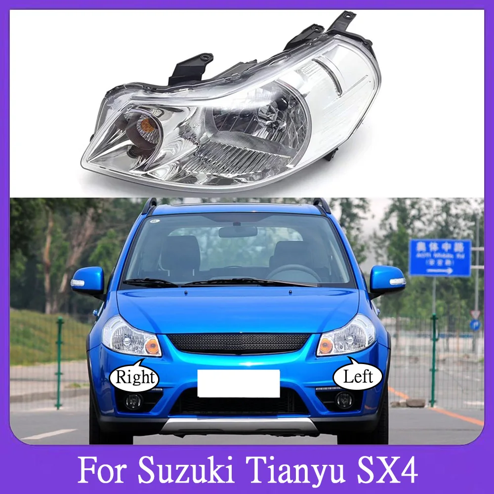 

For Suzuki Tianyu SX4 2006-2010 Front Headlight Assembly Durable Headlamp Lens Glass Head Lamp Cover Car Light Parts Accessories