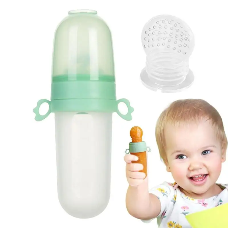 

Соска-Кормушка для фруктов, кормушка для еды, бутылочка для соски, набор для замороженного молока, силиконовая кормушка и Прорезыватель для зубов для безопасного самокормления младенцев