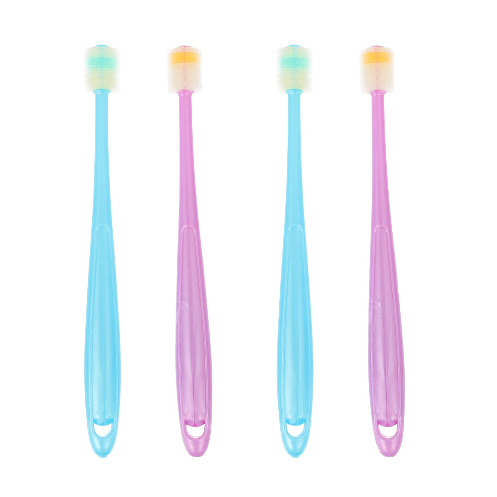 

4pcs Kid Care Tool Toothbrushes Teeth Cleaning Tool (Assorted Color)
