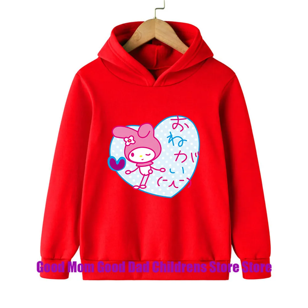 Толстовка С Капюшоном Disney Melody Sanrio Kuromi Хлопковая Унисекс Повседневная Удобная