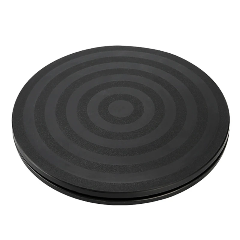 

Practical Round Bonsai 360 Rotating Turntable Pottery Wheel Clay Sculpture Turntable 8" 20cm Black Plastic Turntable 11XA