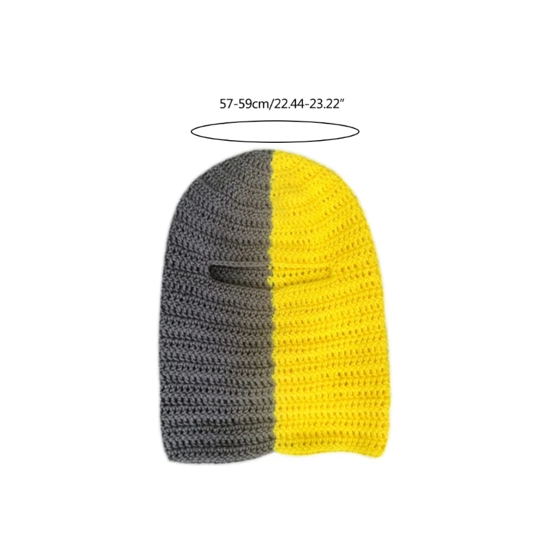 

Fun Ghost Balaclava Men Costume Hats Halloween Gift Warm Soft Crochet Bucket Hat Halloween Gift Warm Soft Balaclava