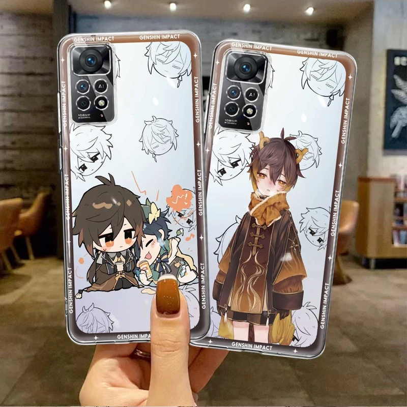 

Genshin Impact Zhongli Print For Xiaomi Redmi 10C 9A 9C 12C 9 K40 Pro 9T Redmi9 Cases