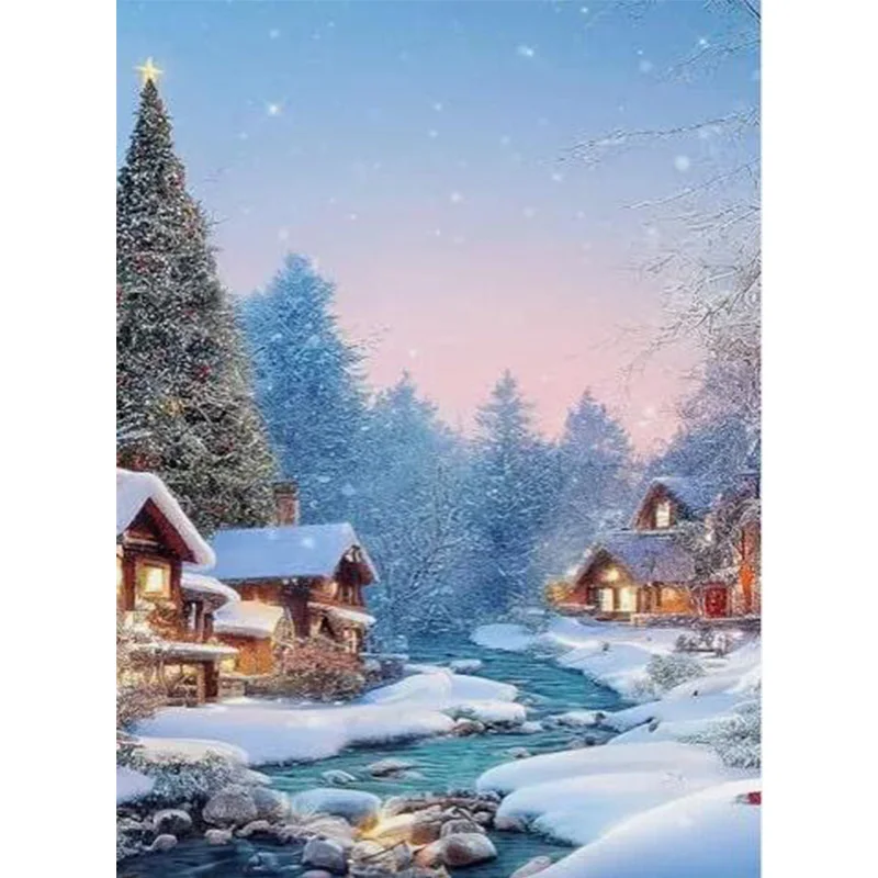 Алмазная живопись AB ландшафт и фотообои набор для украшения стен подвесная