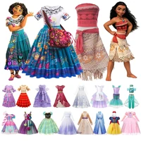 disney kids encanto mirabel madrigal cosplay costume girls isabela moana dress children cinderella elsa princess candy dresses