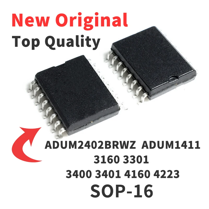 

1 шт., ADUM2402BRWZ ADUM1411BRWZ ADUM3160BRWZ ADUM3301BRWZ ADUM3400BRWZ ADUM3401BRWZ ADUM4160 ADUM4223 BRWZ SOP16, новый оригинальный