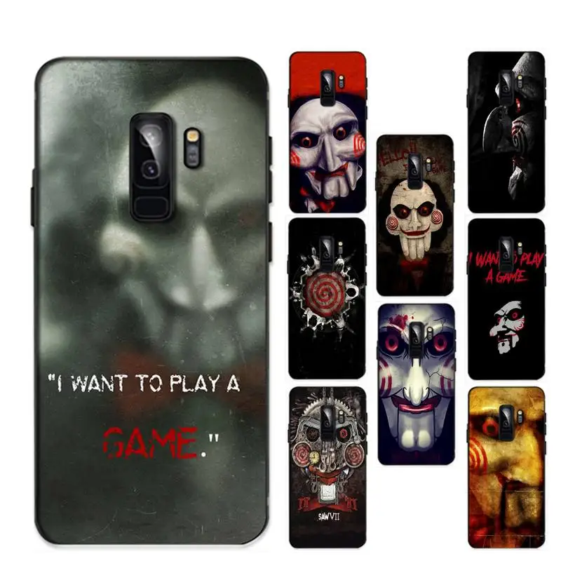 

Saw Horror Moive Ghost Phone Case for Samsung S20 lite S21 S10 S9 plus for Redmi Note8 9pro for Huawei Y6 cover