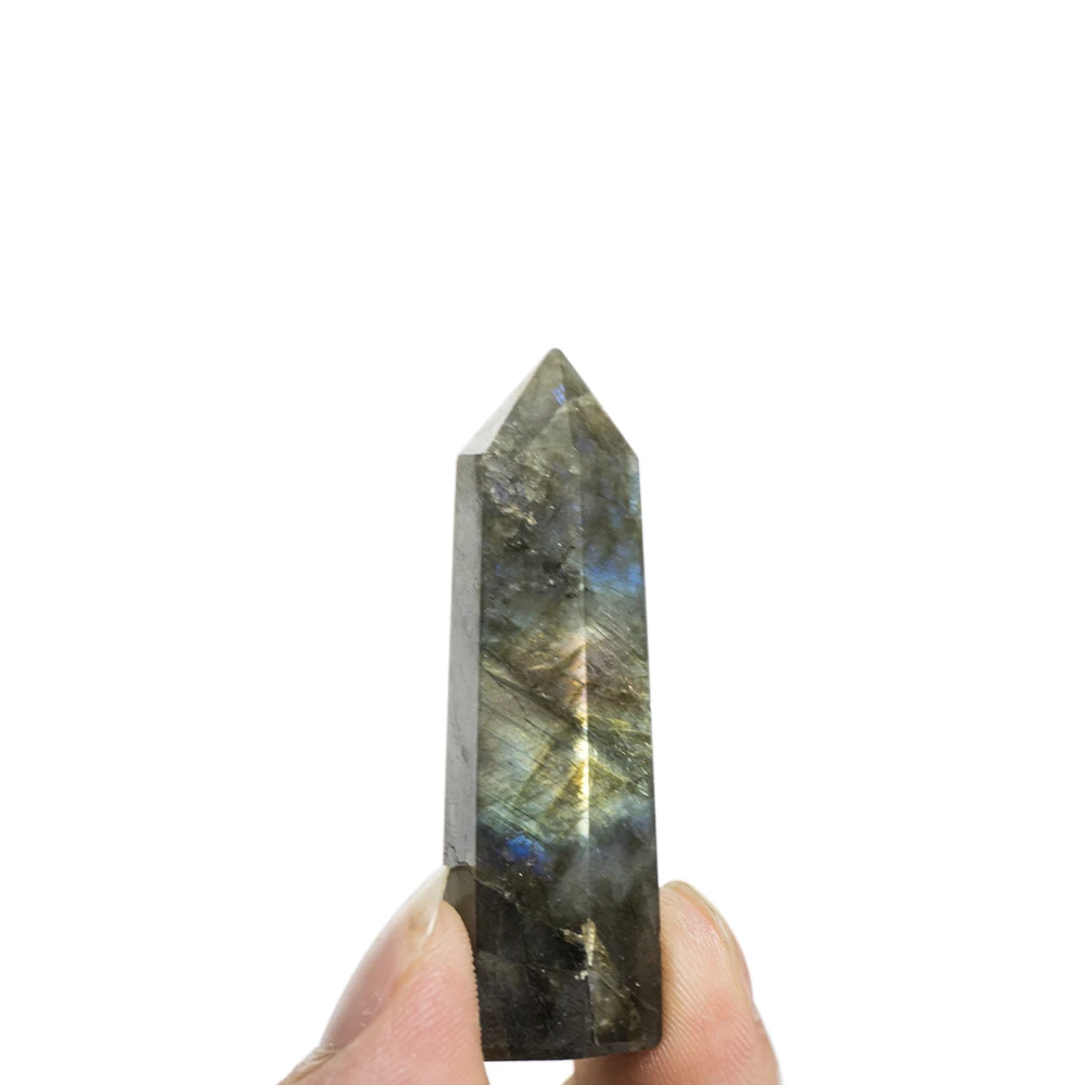 

Натуральный лунный камень колонна 4-8 см