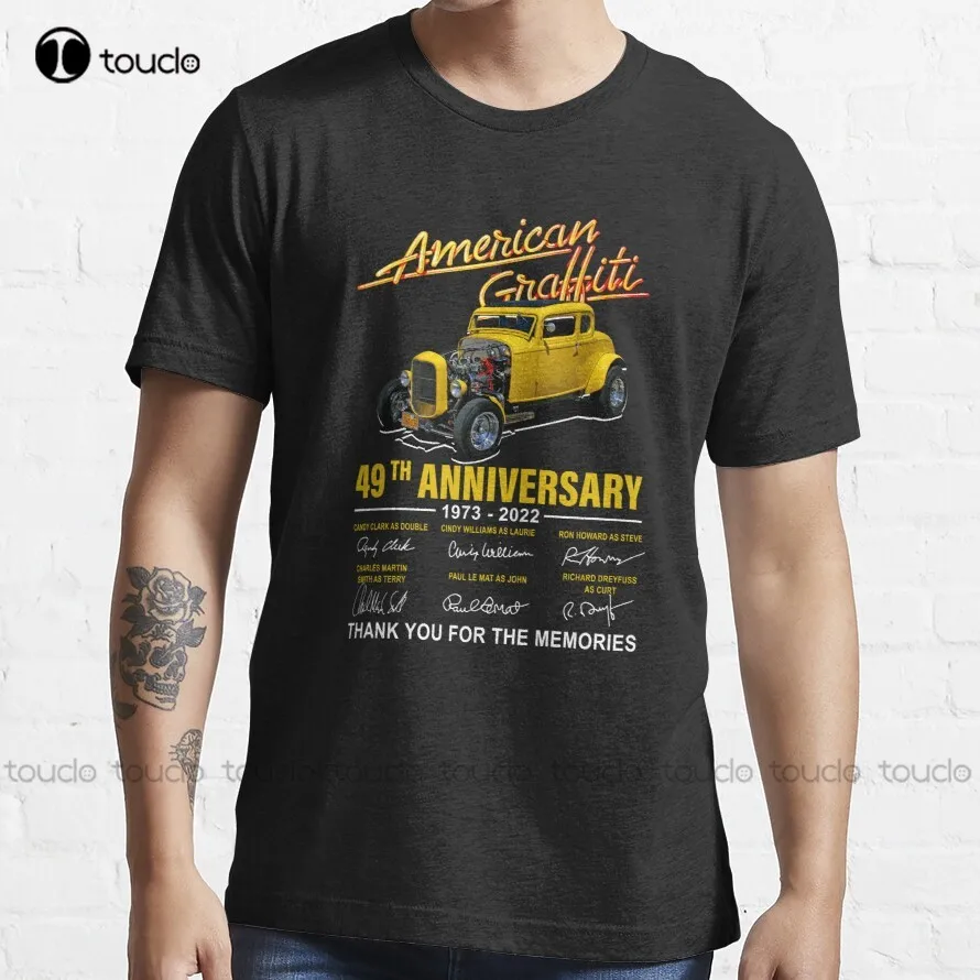 

Футболка мужская с надписью «American Graffiti» на 49-ю годовщину, 1973