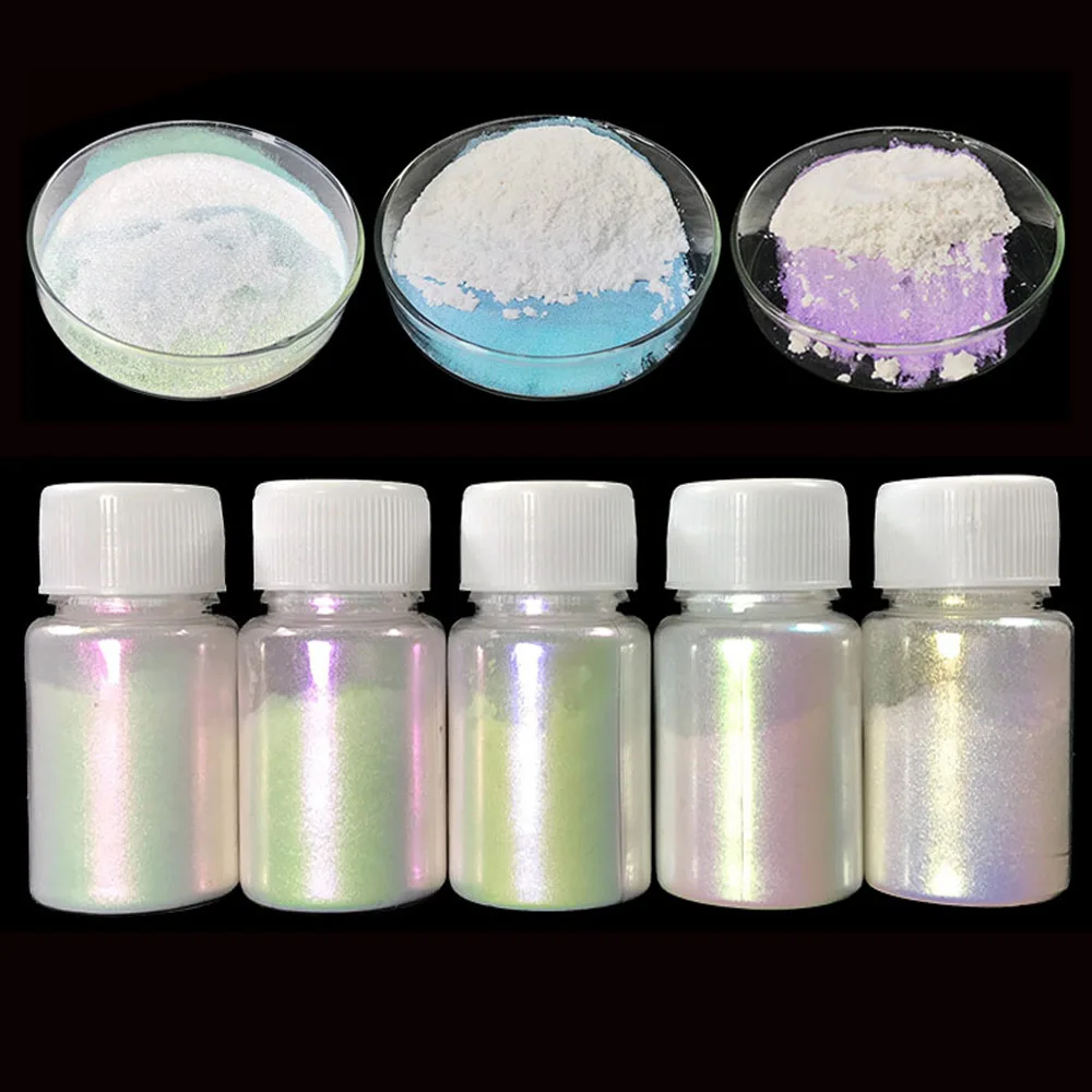 

1 Bottle Chameleon Chrome Nail Pigment Powder Net.10g Symphony Chameleon Color Shifting Chrome Dust Metallic Mirror Nail Glitter