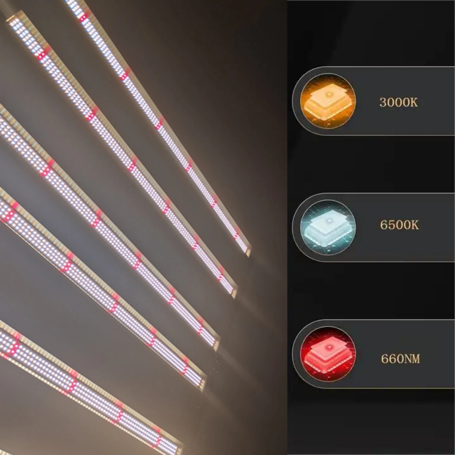 Светодиодный светильник для выращивания растений мощностью 720 Вт с светодиодами