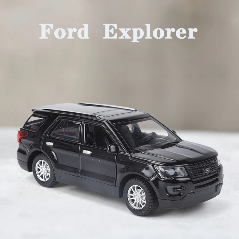 

New 1:36 Ford Explorer Alloy Car Model Sound and light Diecasts & Toy Vehicles Toy Cars Kid For Children Collection Gifts