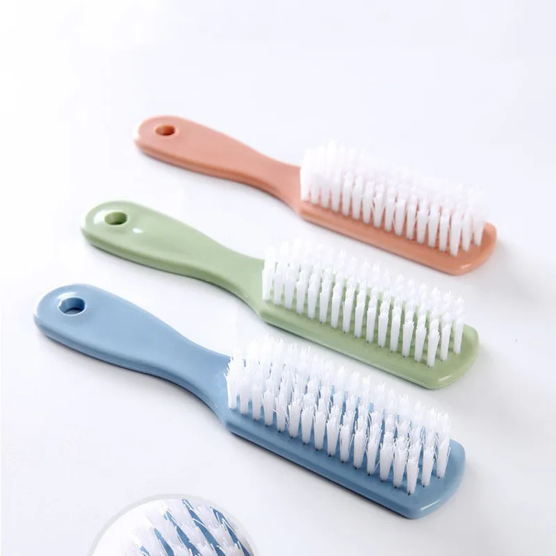 

1PC Plastic Portable Candy Color Household Cleaning Brush Washing Brush Laundry Srubbing Brush Carpet Bedspread Clothes Cloth