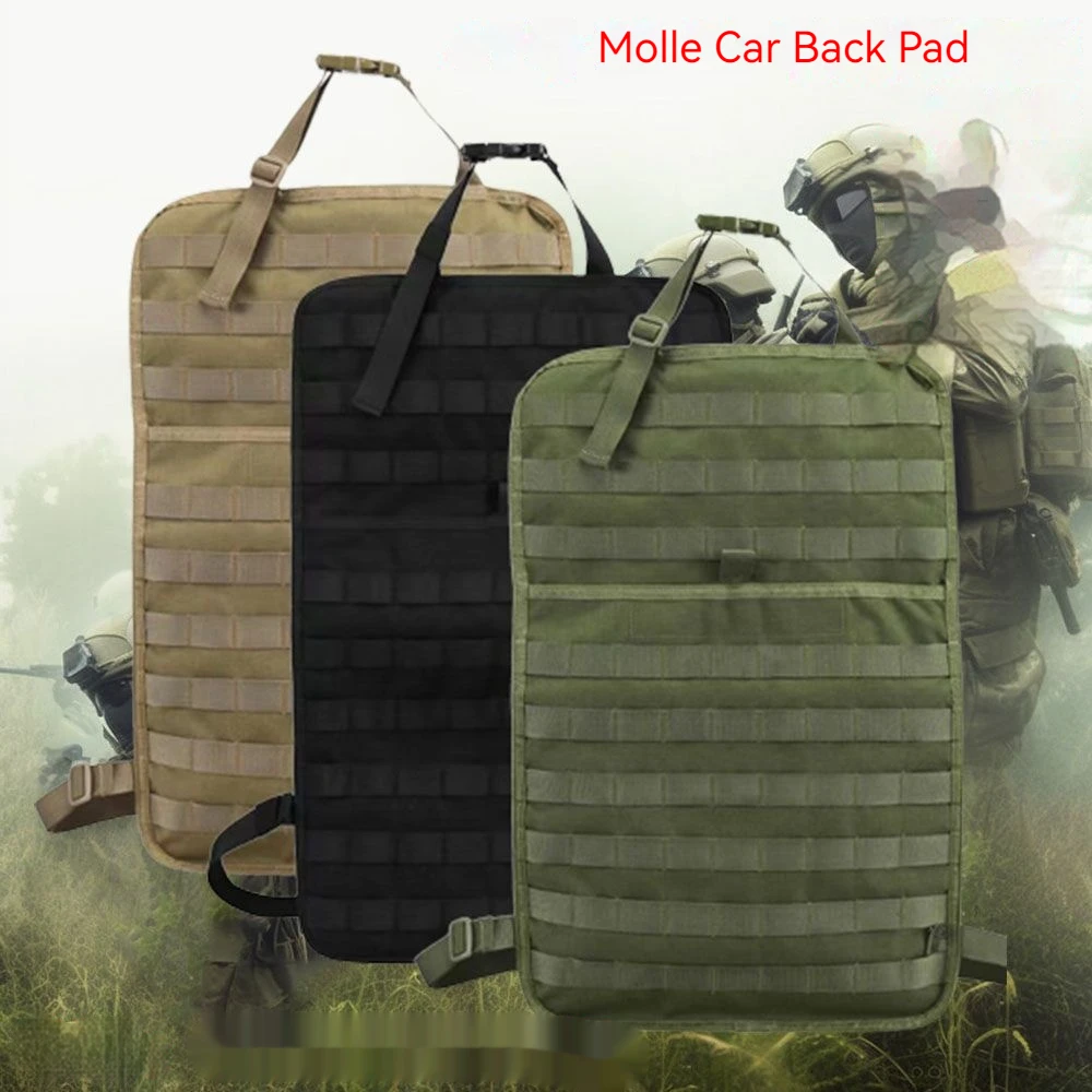 

Military Outdoor Self-driving Hunting Seat Cover Bag Car Back Seat Organizer Tactical Accessories Army Molle Pouch Storage Bag