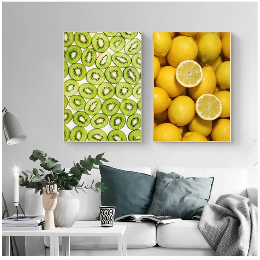 Картины на холсте с изображением еды модульные кухонные плакаты принтом в