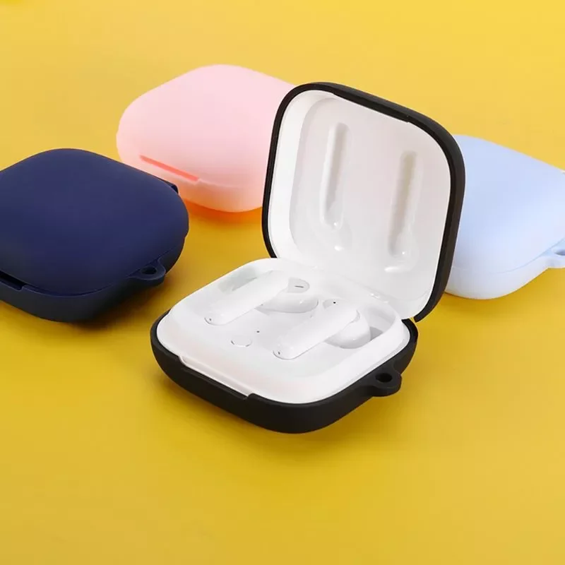

Dustproof Silicone Protective Case Full Earphone Cover for OPPO ENCO W51 Wireless Bluetooth-compatible Earphones X6HB