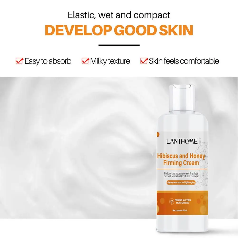 Медовый укрепляющий крем с гибискусом антивозрастной для лица 60 мл увлажняющий