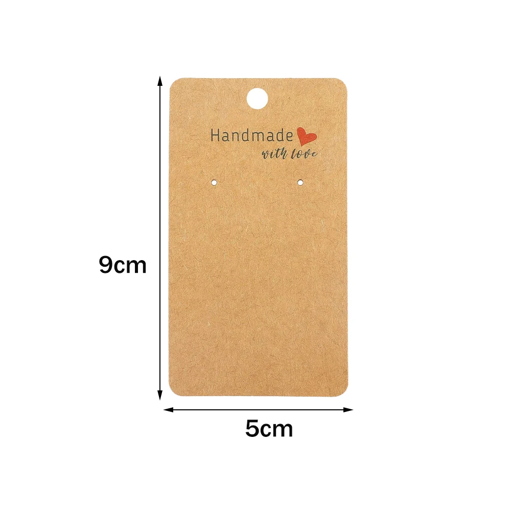 

Карточки для ювелирных изделий из крафт-бумаги