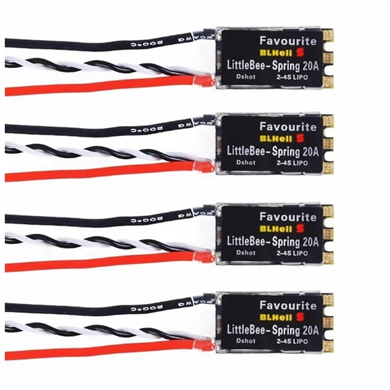 Фото 20A 4 шт. 20A/30A ESC Blheli-S электронный регулятор скорости поддержка DSHOT600 для FPV RC Drone мультикоптер Quadcopter №1