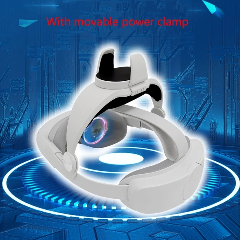 

Comfortable Headband Strap with Power Support Bracket for Pico 4 VR Headset Adjustable Non-slip HeadBand VR Accessories