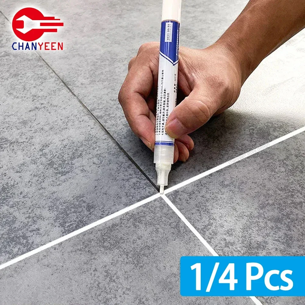 Водостойкий белый настенный маркер для плитки 4 шт