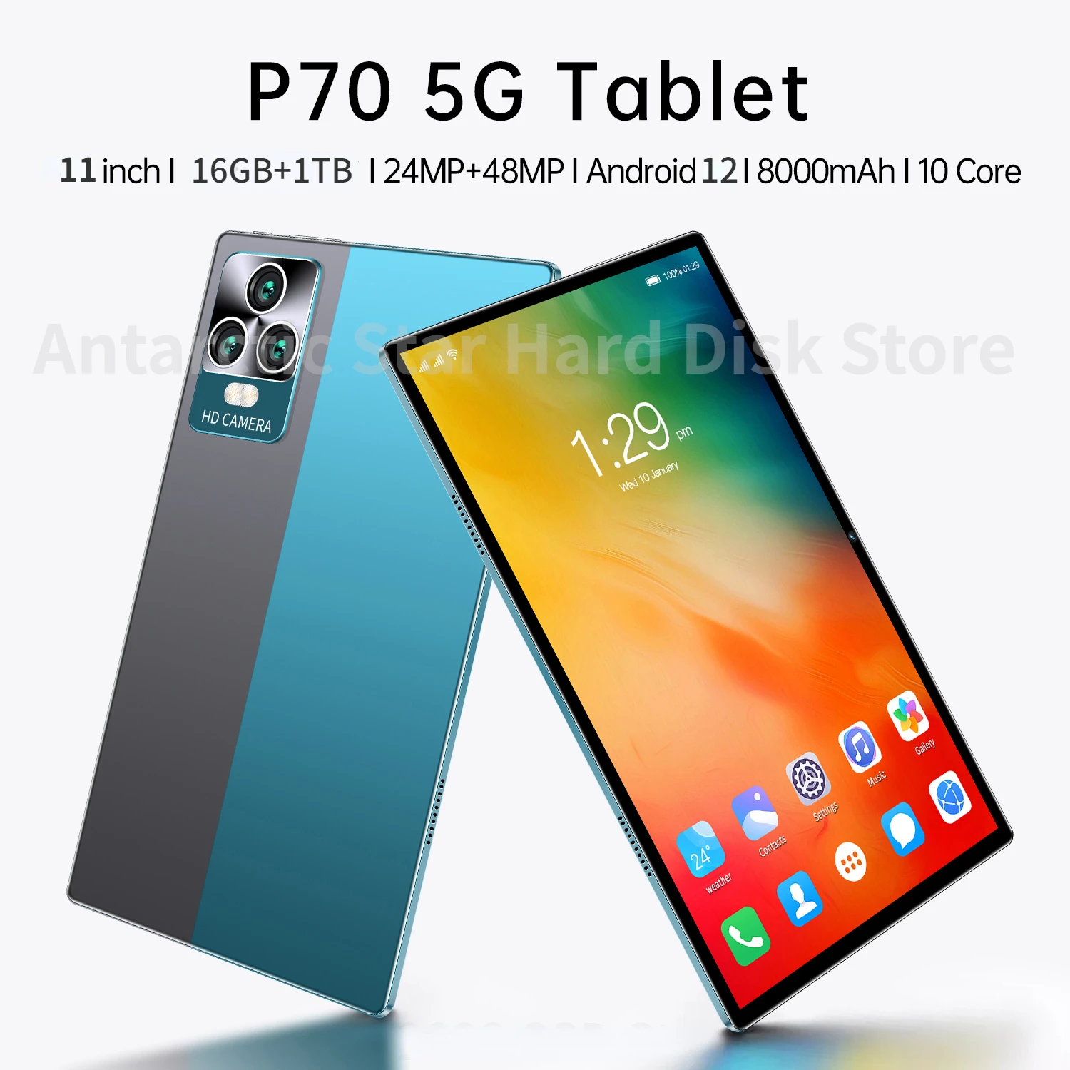 

11 дюймовый планшет Android 128 P70, 9863 ГБ, Процессор MTK 8000, мАч, Google Play, офисные аксессуары, мини-ноутбук, Wi-Fi, сеть 4G/5GNetwork