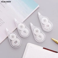 2pcs simple transparent correction tape mini roller white eraser school office stationery
