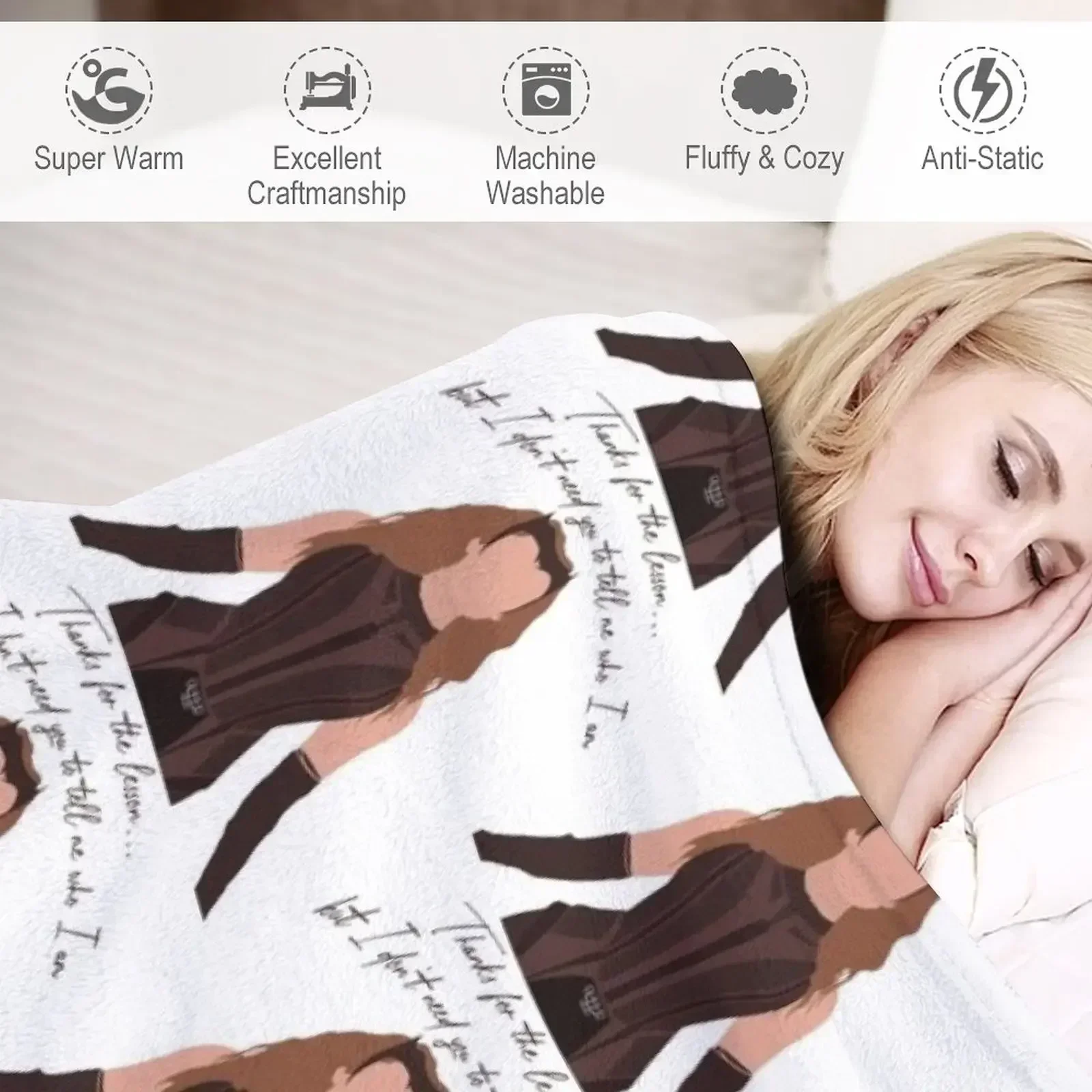 Спасибо за уроку... Одеяло Мягкий плюшевый клетчатый спальный мешок теплый для