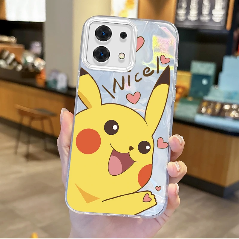 Милый аниме Покемон перо пряжа раньше для Redmi Note 13 12 11 10 9 ProPlus 13C 12C 10C A2 A1 Пикачу