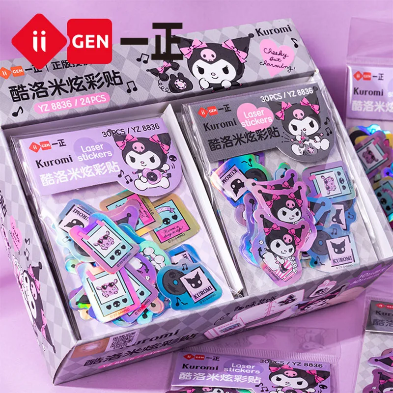 

Children's Stickers Stationery Sanrio Family Image Primary School Students' Handmade Tents Diy Materials Cute Stickers