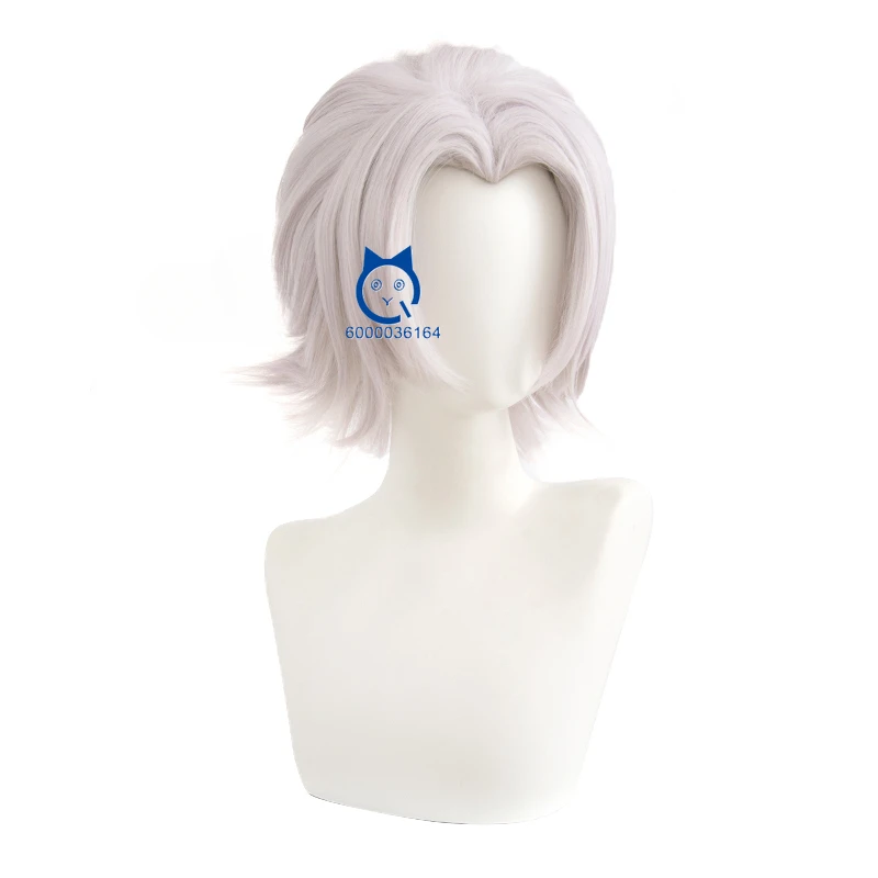 Honor of Kings Аниме Яо Лидер продаж Косплей Розовый Серебристый Короткий парик 32 см