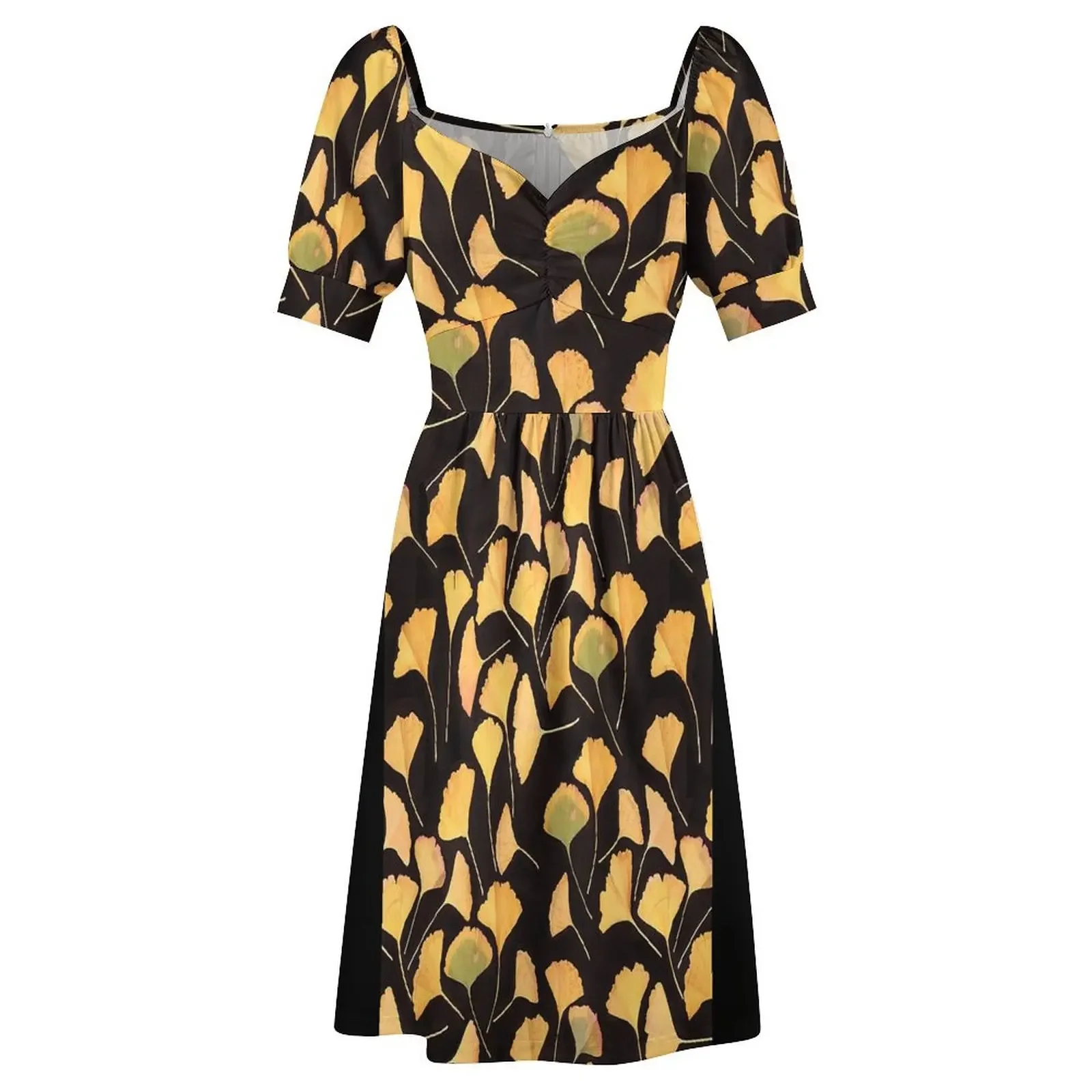 Дизайн - Платье из гинкго летние пляжные наряды для женщин