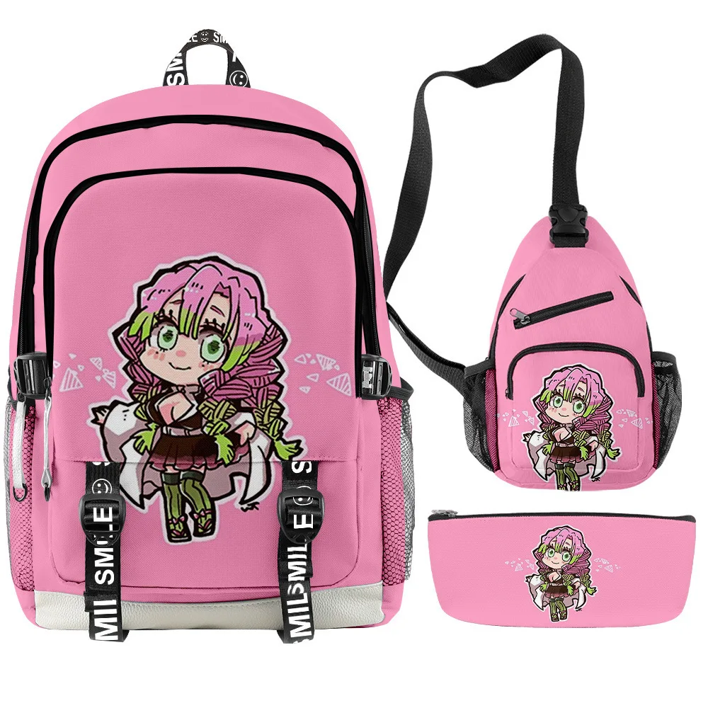 

Demon Slayer Backpacks Kimetsu No Yaiba Tomioka Giyuu Mochila Students Teenage School Bags Men Oxford Laptop A4 Big Travel Bags
