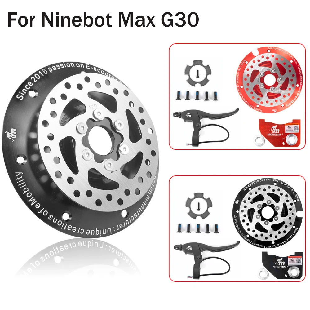 

Моторная колода Monorim MD для электроскутера Segway Ninebot Max G30, задний мотор, Модернизированный тормоз, 120 мм, аксессуары