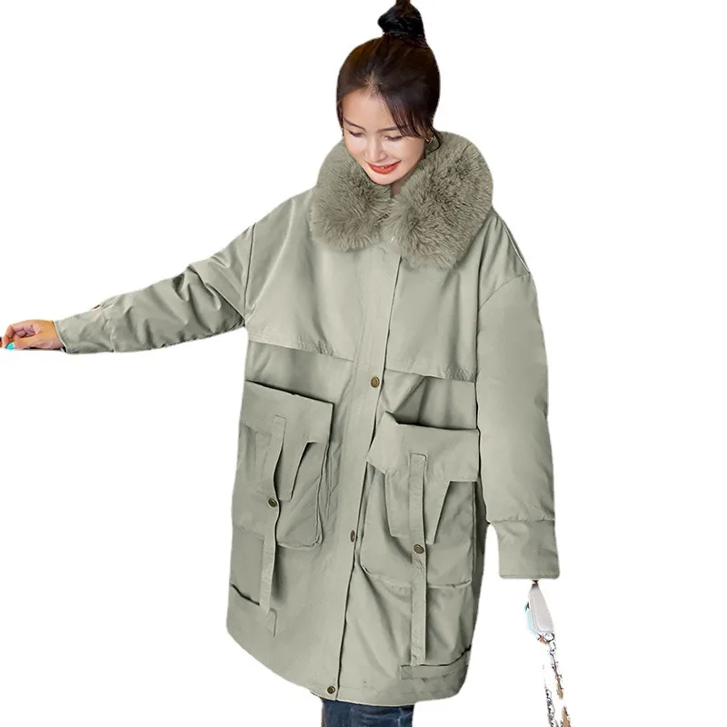 Women's Cotton Jacket 2022 Winter New Warm Loose Women's Pike Coat Korean Version Of Fashion Temperament Women's Cotton Jacket