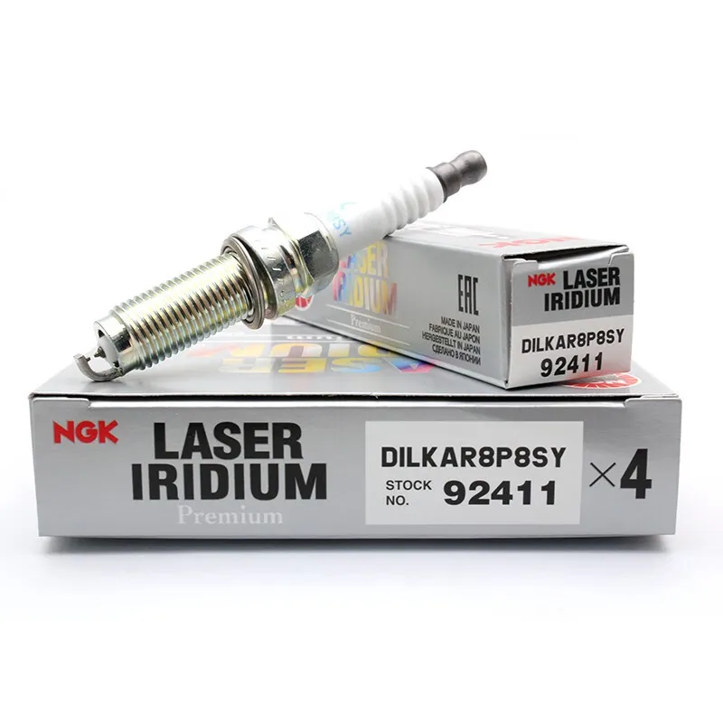 4 шт. оригинальная Свеча зажигания NGK DILKAR8P8SY 92411 для некоторых моделей RDX Accord и т. д.