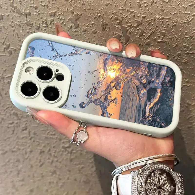 Чехол для телефона Xiaomi Redmi Note 13 4G с аквариумной росписью пылезащитный против