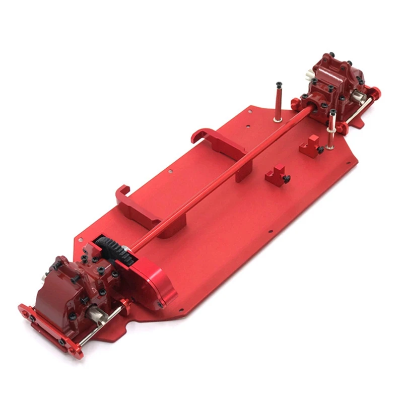 

Metal Chassis Body Frame Gearbox Differential Set For Wltoys 124016 124017 124018 124019 1/12 RC Car Upgrade Parts