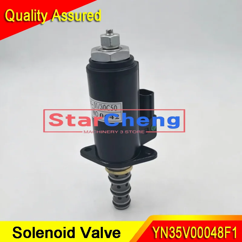 Фото Новый электромагнитный клапан KDRDE5K-31/30C50-122 YN35V00048F1 для экскаваторов SK250-6E, SK130-8S, K260-8, SK330-8, SK350LC-8, SK200-8 №1
